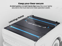Worksport AL3 Quick Latch Hard Tonneau Cover