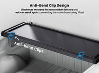 Worksport AL3 Quick Latch Hard Tonneau Cover