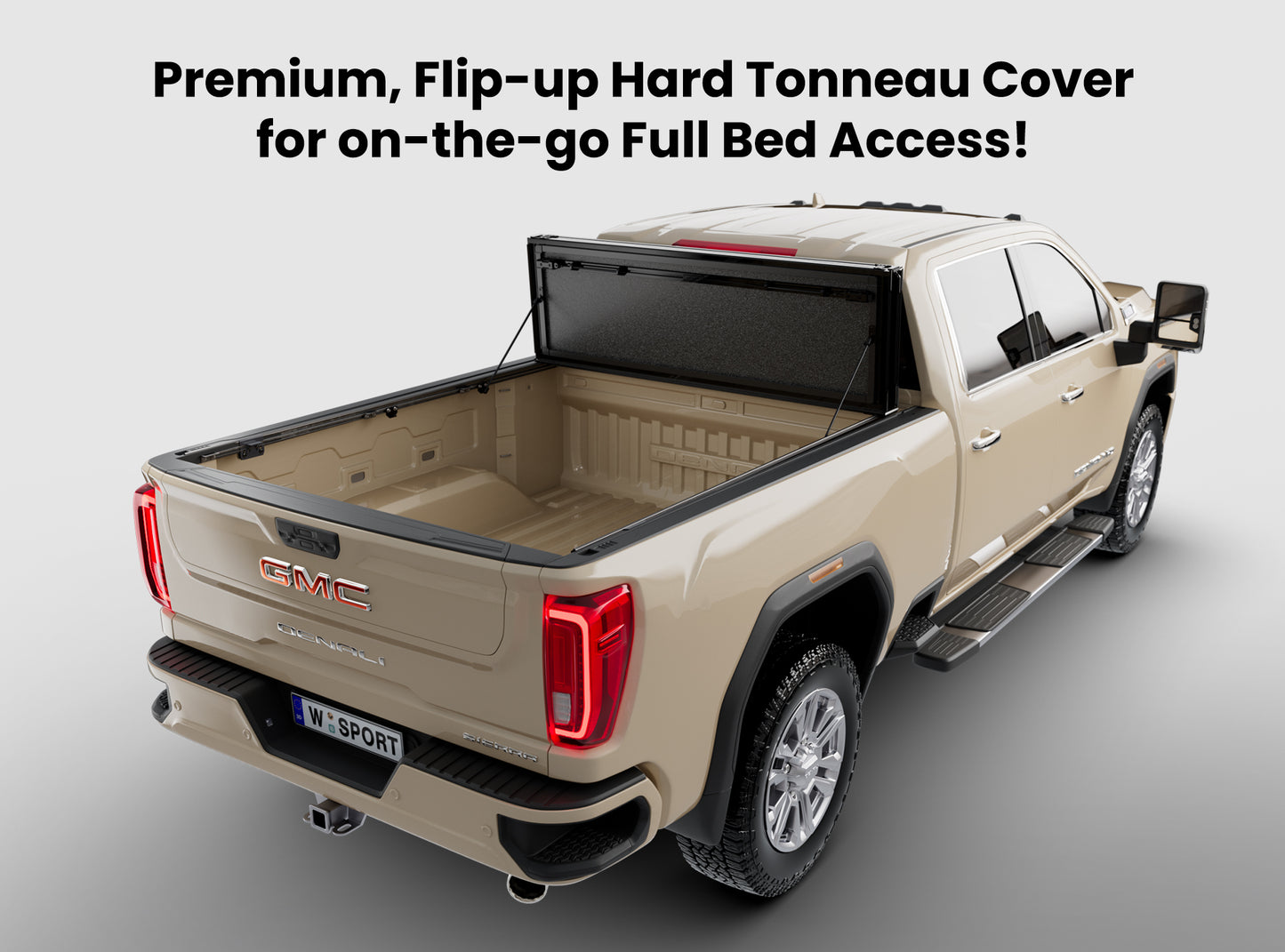 Worksport AL4 Flip-Up Hard Tonneau Cover