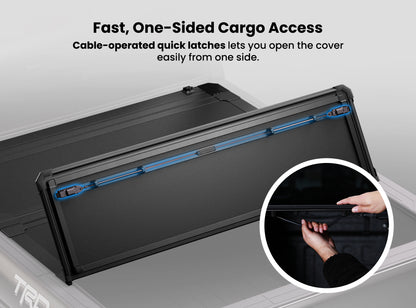Worksport AL4 Flip-Up Hard Tonneau Cover