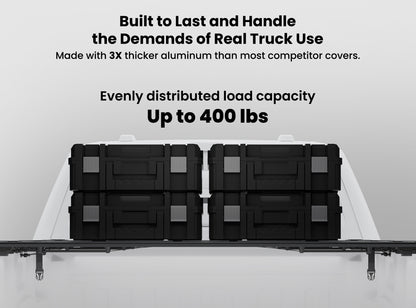 Worksport AL4 Flip-Up Hard Tonneau Cover