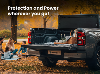 Worksport AL4 Flip-Up Hard Tonneau Cover