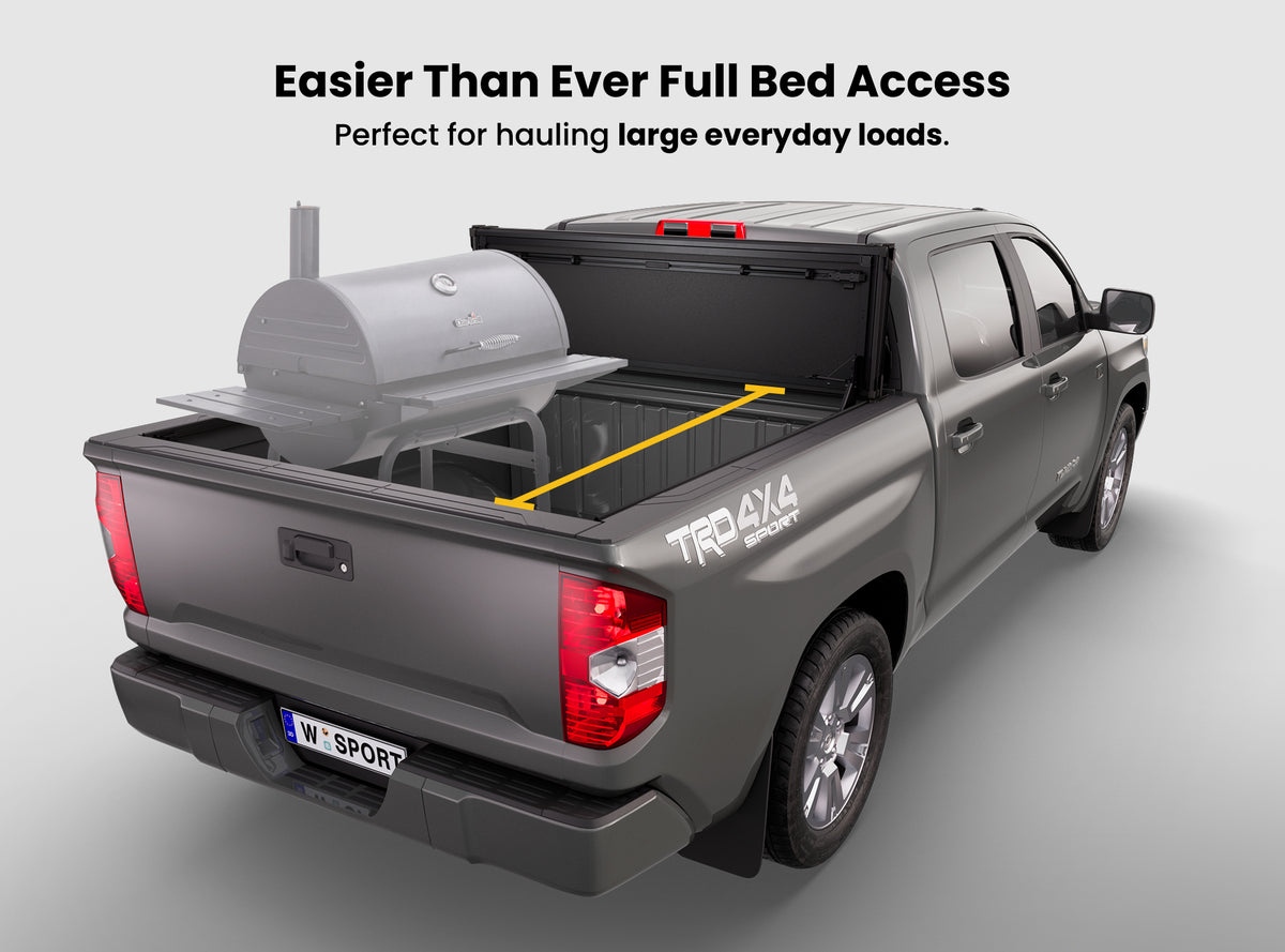 Worksport NEXUS Auto Flip-Up Trifold Hard Tonneau Cover