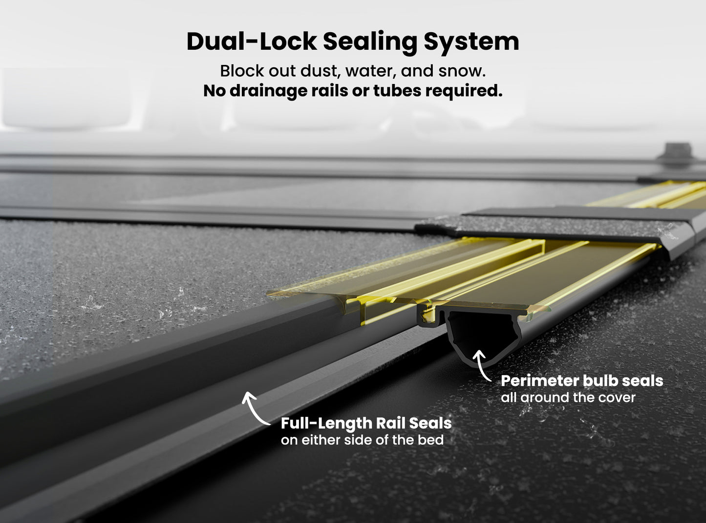 Worksport NEXUS Auto Flip-Up Trifold Hard Tonneau Cover