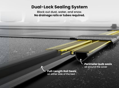 Worksport NEXUS Auto Flip-Up Trifold Hard Tonneau Cover