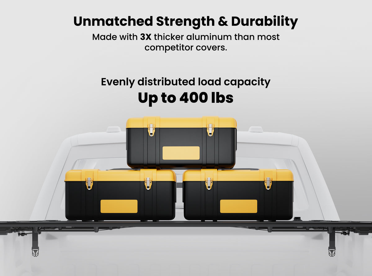 Worksport NEXUS Auto Flip-Up Trifold Hard Tonneau Cover