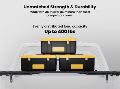 Worksport NEXUS Auto Flip-Up Trifold Hard Tonneau Cover