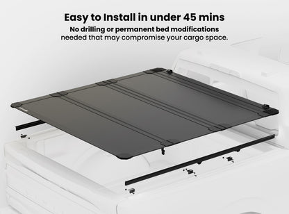 Worksport NEXUS Auto Flip-Up Trifold Hard Tonneau Cover