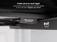 Worksport SC4 Quick Latch Full Bed Access Soft Tonneau Cover