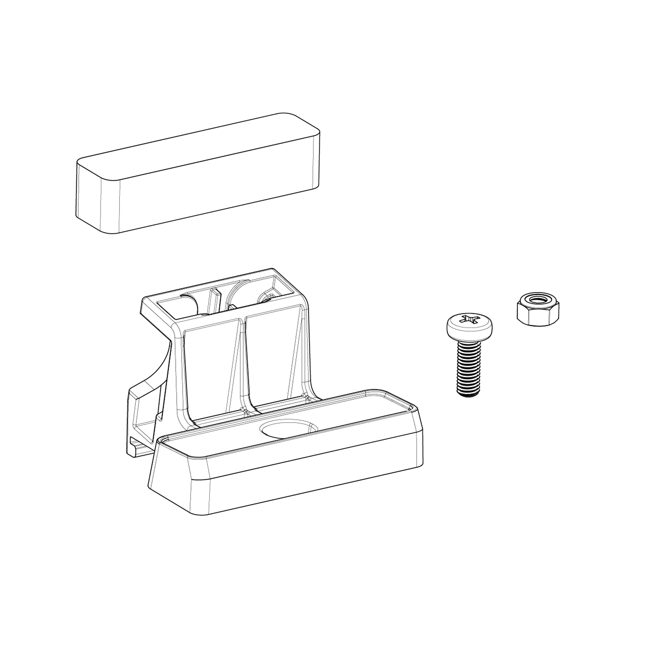 KIT, SERVICE, FEMALE BUCKLE REPAIR, SCREW, AL3